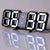 TimeSphere LED 3D Digitaluhr mit Kalender und Temperaturanzeige | Karnz