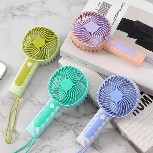 Mini Handheld USB Wiederaufladbarer Ventilator - 3-Gang Tragbarer Luftkühler | Karnz
