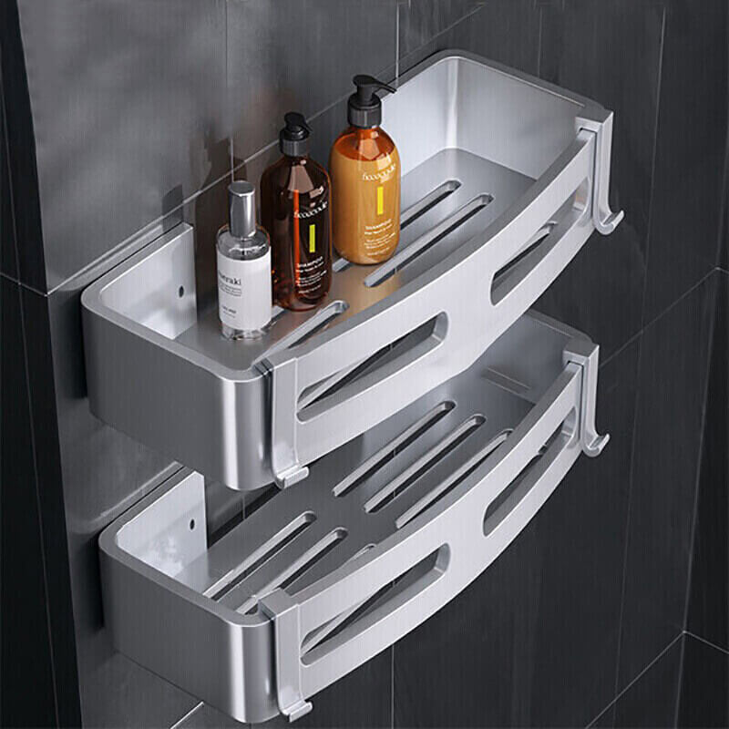 Karnz | Stilvoller SilverCaddy - Perfekter Badezimmer-Organizer für alle Ihre Essentials