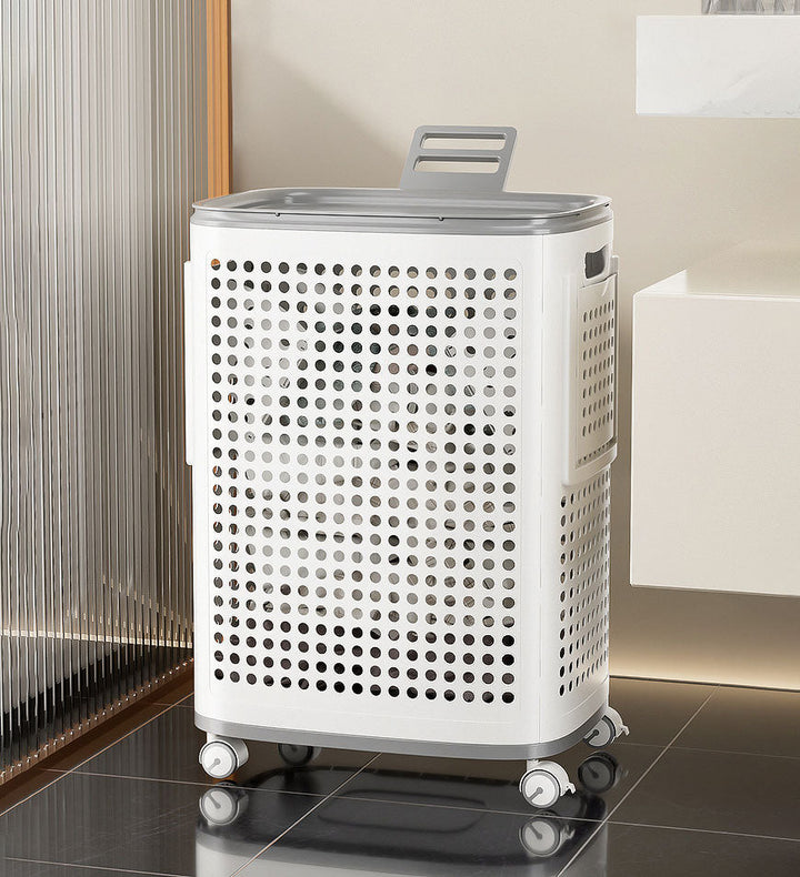 GlideEase Laundry Bin — Müheloses Wäschetragen ohne Rückenschmerz für ordentliche, frische Kleidung | Karnz