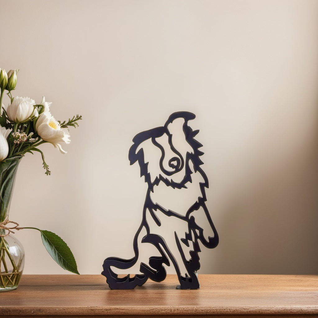 Karnz | Artipaws Abstrakte Hundeskulptur | Modernes Design | Hochwertige Kunstfigur | Für Regal & Tisch