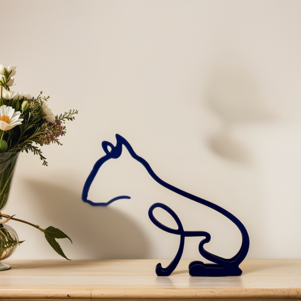 Karnz | Artipaws Abstrakte Hundeskulptur | Modernes Design | Hochwertige Kunstfigur | Für Regal & Tisch