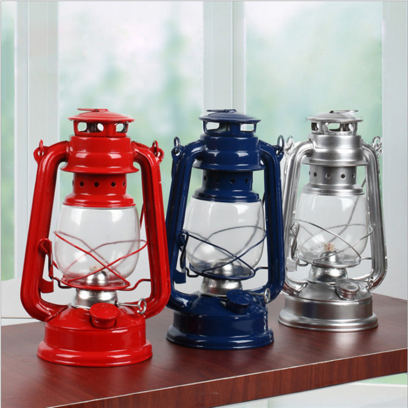 Nostalgische Campingseite Außen-Kerosin-Laterne Lampe | Karnz