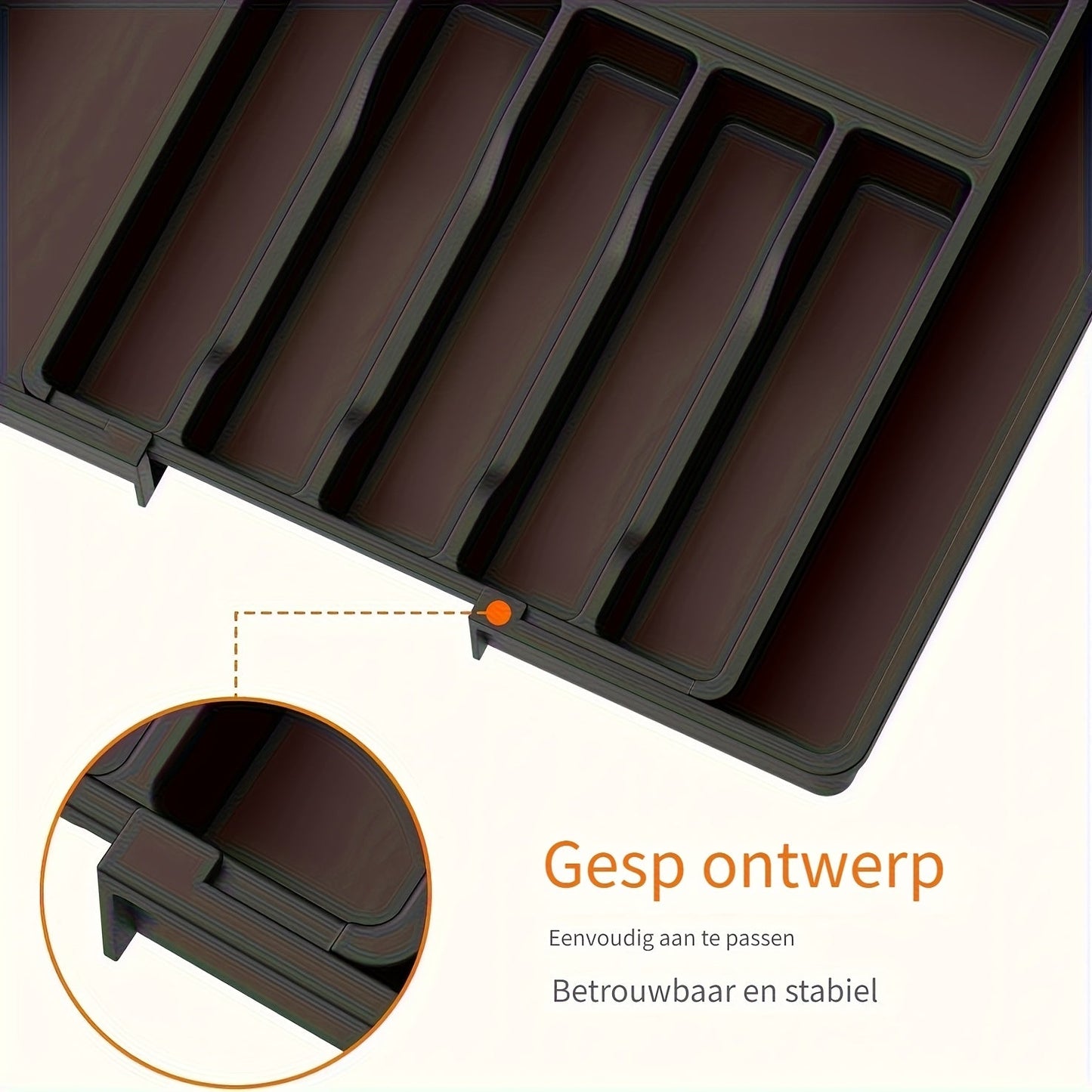 Ausziehbarer Besteckeinsatz 33–57 cm | Karnz