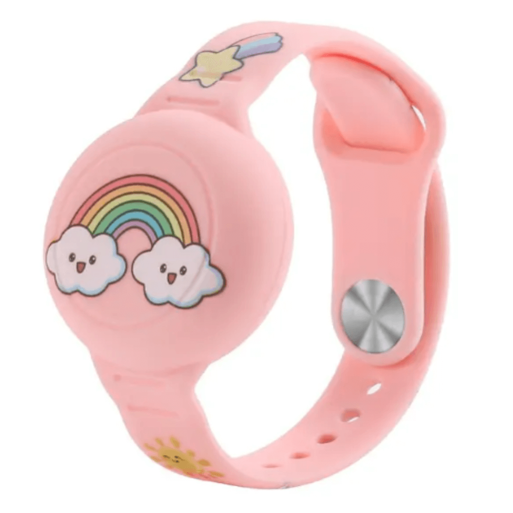 Kindersicheres GPS-Armband – Silikonhalterung für Tracker