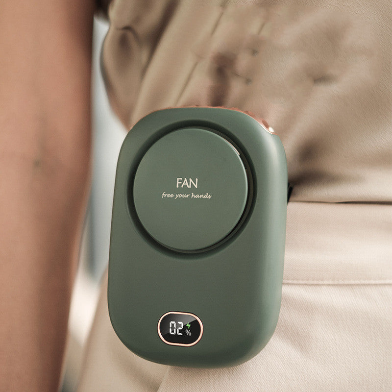 Stiller blätterloser Halsventilator mit digitaler Anzeige | Karnz