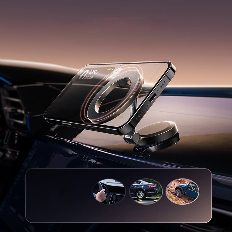 Universeller Handyhalter mit 360° Drehung – Für Auto, Schreibtisch und Zuhause | Karnz