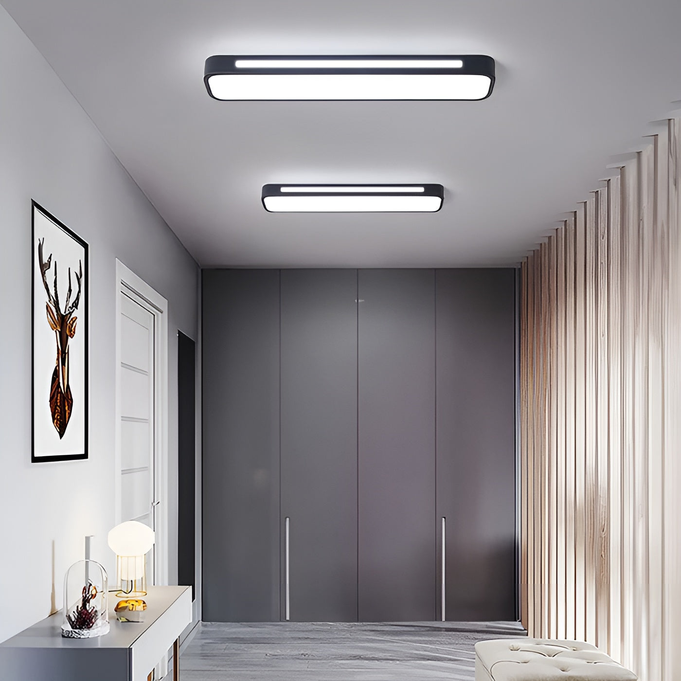 Rechteckige Deckenleuchte – Klare Linien & modernes Design | Perfekt für Wohn- und Essbereich