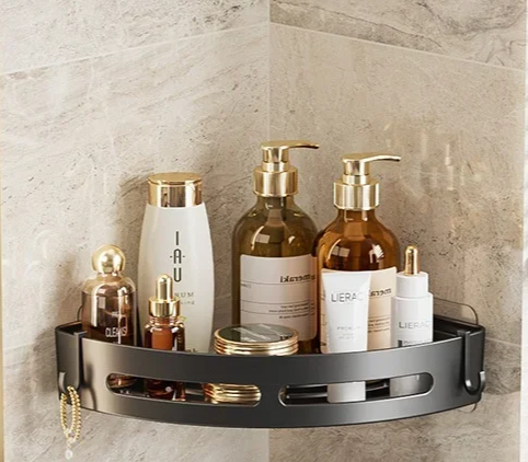 AQUAFIX Selbstklebender Duschorganizer – Stark haftend, bohrfrei & wasserdicht Karnz