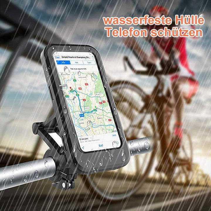 RideCharge Pro – Wasserdichter Handyhalter mit USB und 15W kabellosem Laden für Fahrrad und E-Bike | Karnz