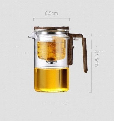 Magnetische Teekanne Trennungsfiltration Glas | Karnz
