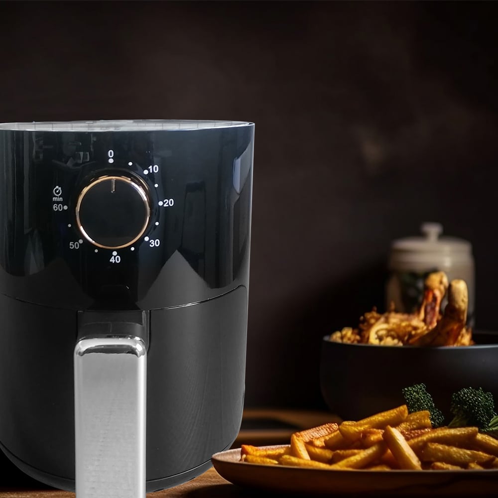 Airfryer 2,0 Liter (fettarm: grillen, backen, braten und frittieren) | Karnz