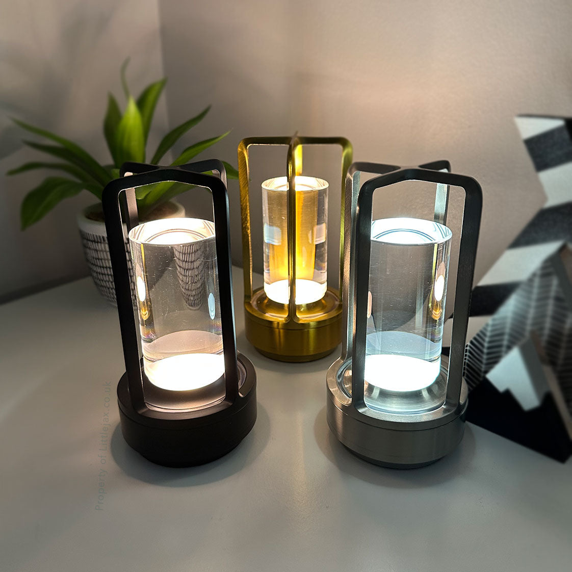 Drahtlose Vintage Laterne Tischlampe | Karnz