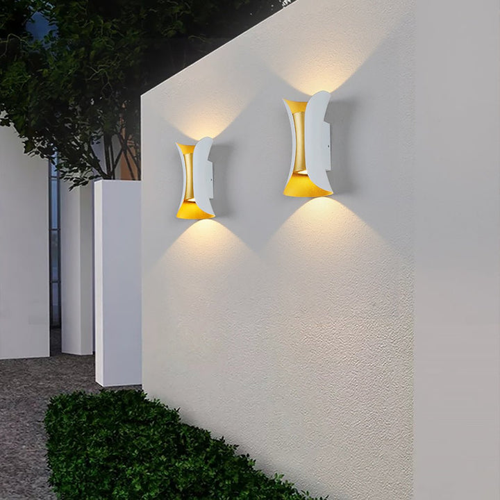 Sandsberg | LED-Außenwandleuchte | Wasserdicht mit Up- und Down-Beleuchtung