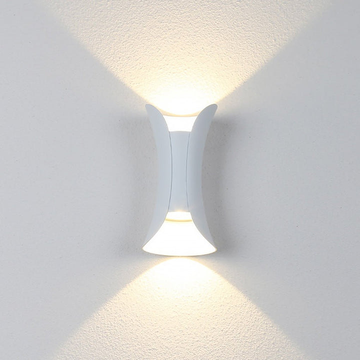 Sandsberg | LED-Außenwandleuchte | Wasserdicht mit Up- und Down-Beleuchtung