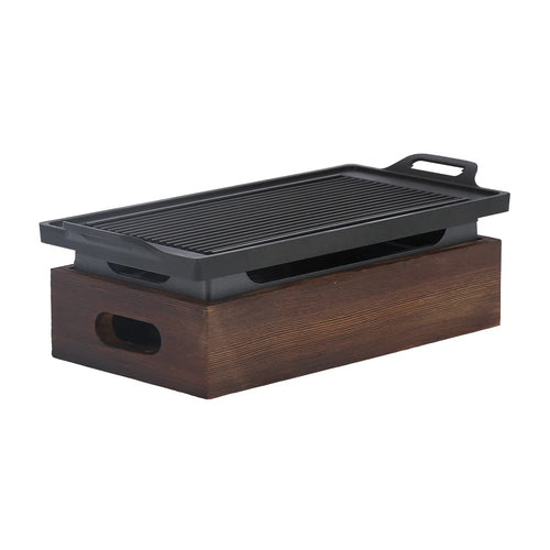 Aluminium Multifunktionale rauchfreie Schale Antihaft BBQ Platte Grillpfanne | Karnz