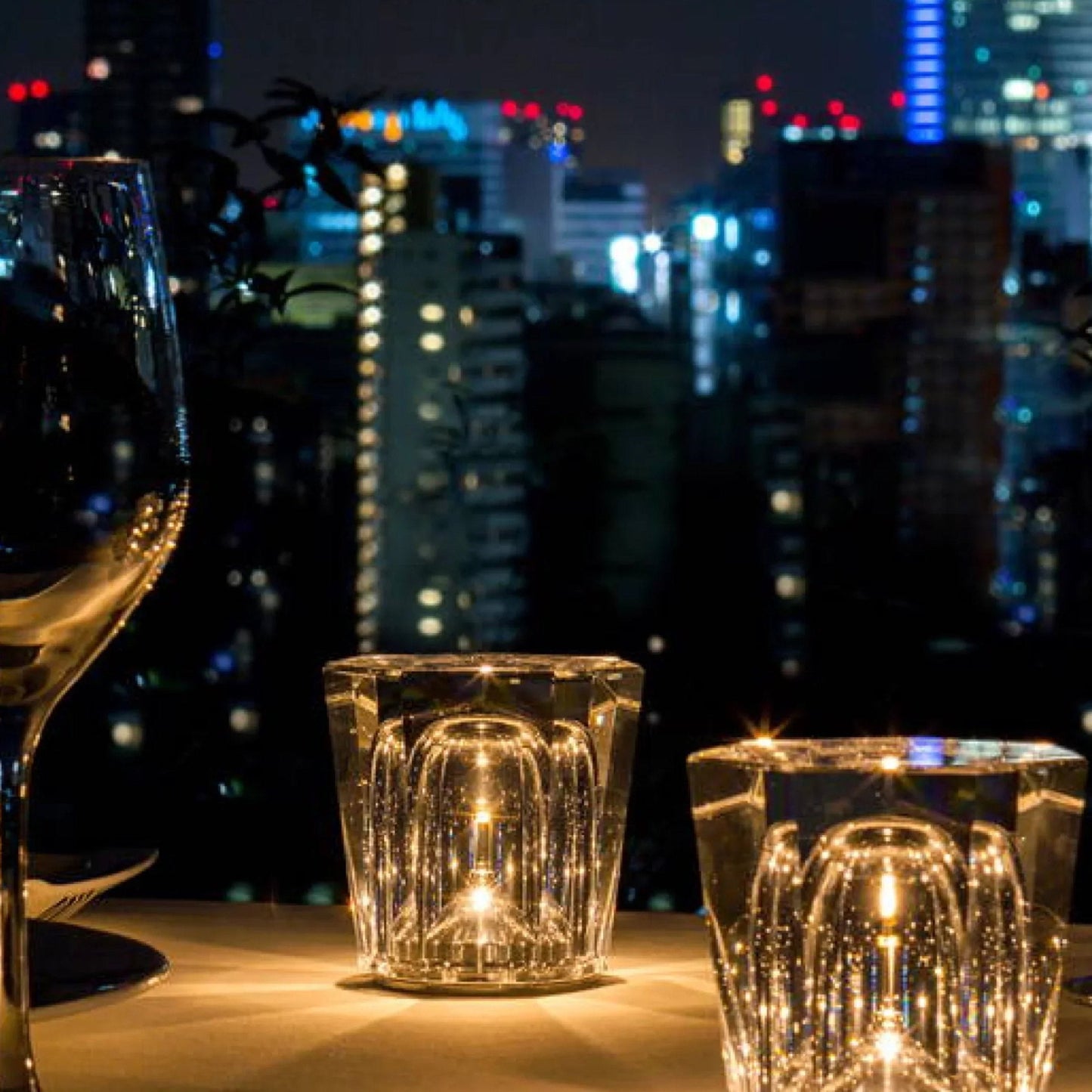 Luxus Wiederaufladbare Diamant Kristall Tischlampe - Lumière Diamant | Karnz