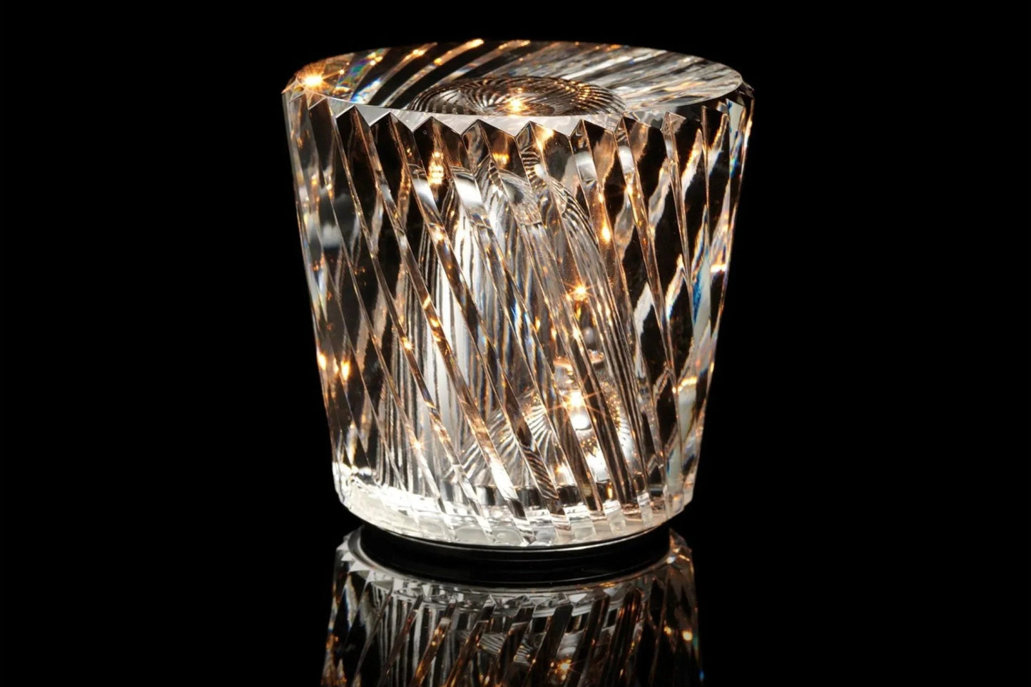 Luxus Wiederaufladbare Diamant Kristall Tischlampe - Lumière Diamant | Karnz