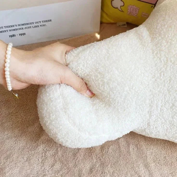 Teddy Shape Weiche Bürostuhlkissen - Plüsch Baumwollkomfort | Karnz