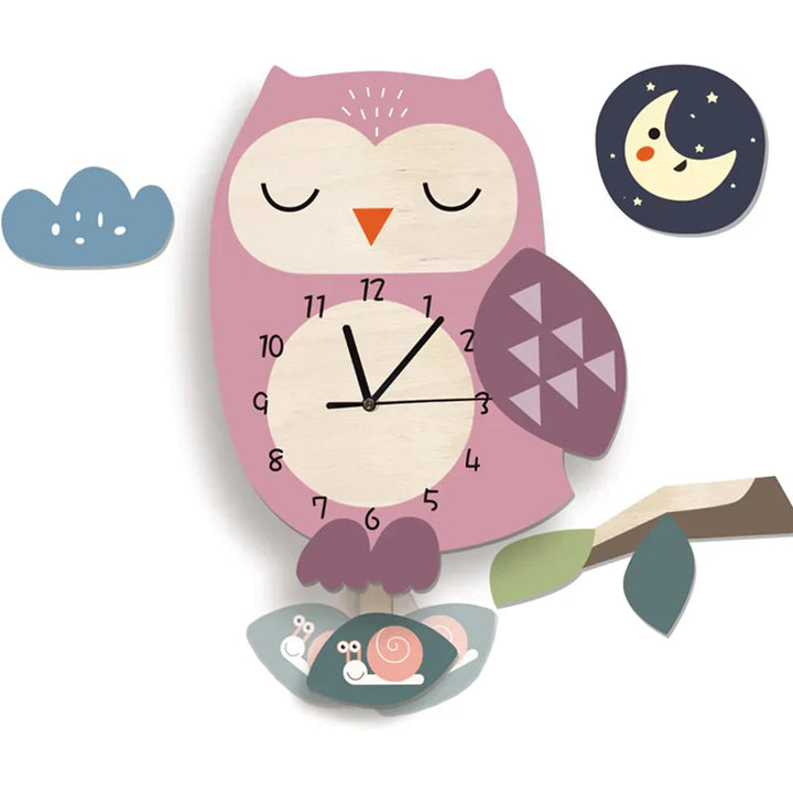 Kinder Pendeluhr mit Tierdesigns