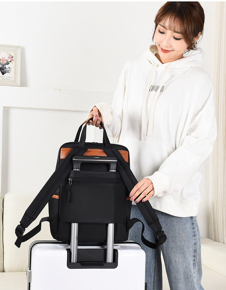 Wasserfester Diebstahlschutz Reise-Rucksack – Leichtes Oxford-Design | Karnz
