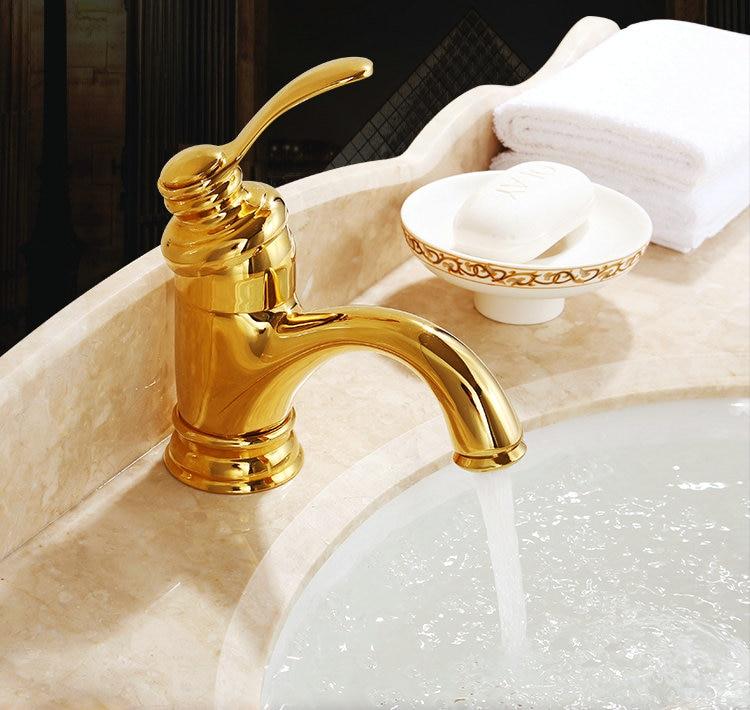 Antike Messing Wasserhahn Badezimmer Armaturen Mischbatterie Waschbecken Wasserhahn