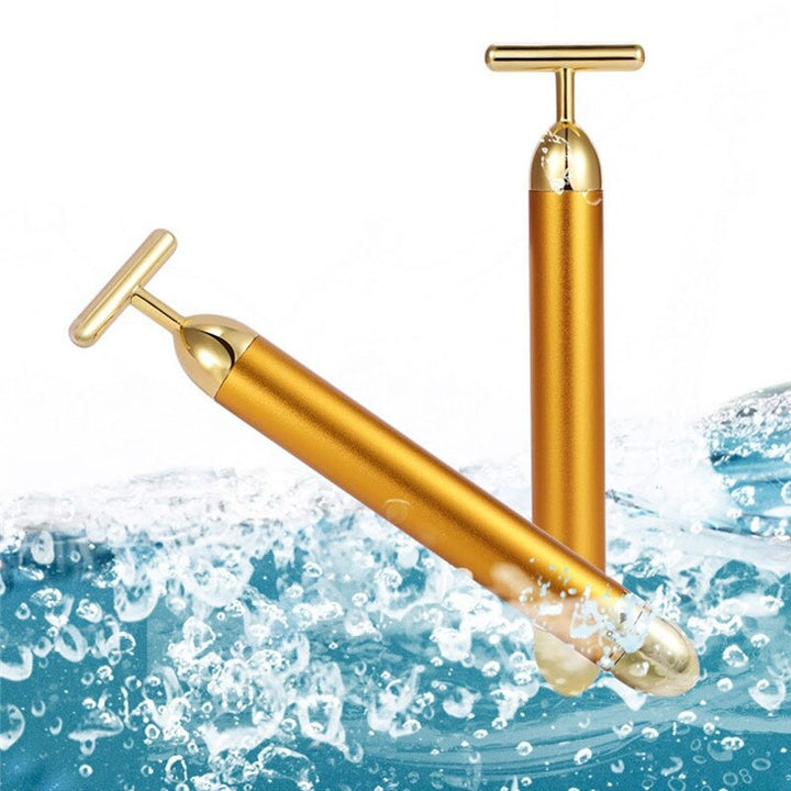 Karnz | Energy 24K Gold T Beauty Bar Gesichtsroller-Massagegerät