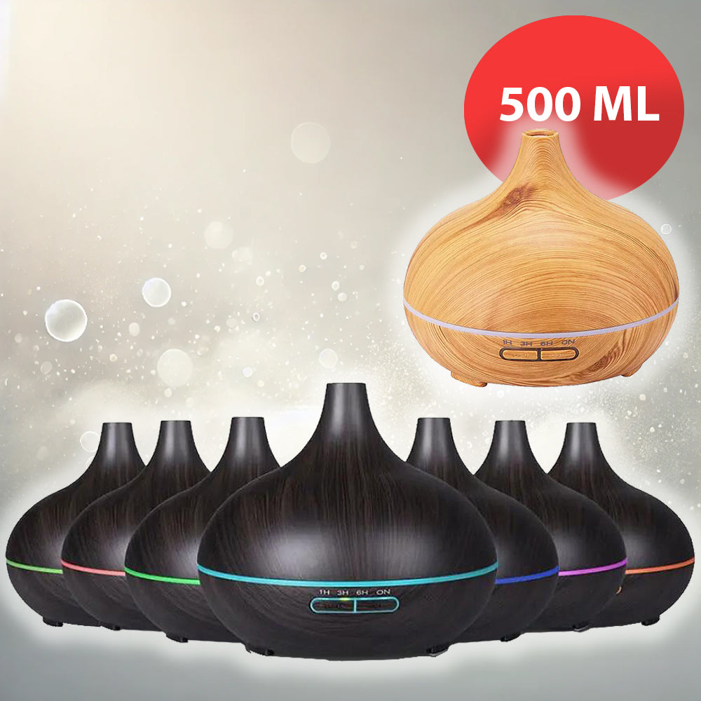 Aroma-Diffuser – 500 ml mit Holzoptik | Karnz