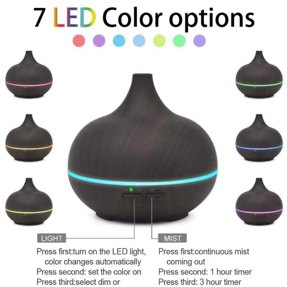 Aroma-Diffuser – 500 ml mit Holzoptik | Karnz
