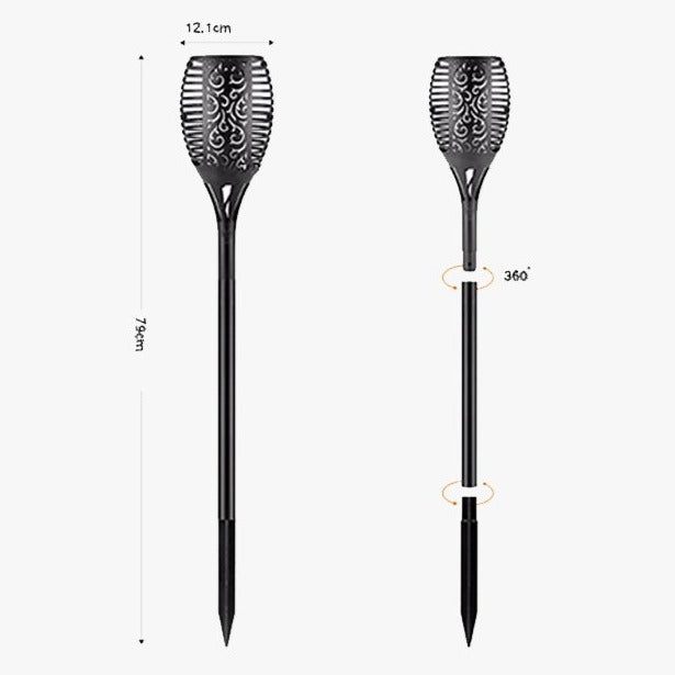 Solar Flame Flackernde Lampe Fackel | Karnz