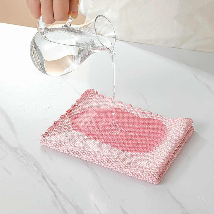 Soft Touch Wonder Cloth – Streifenfreies Reinigen von Glas, Spiegeln & Edelstahl | Karnz