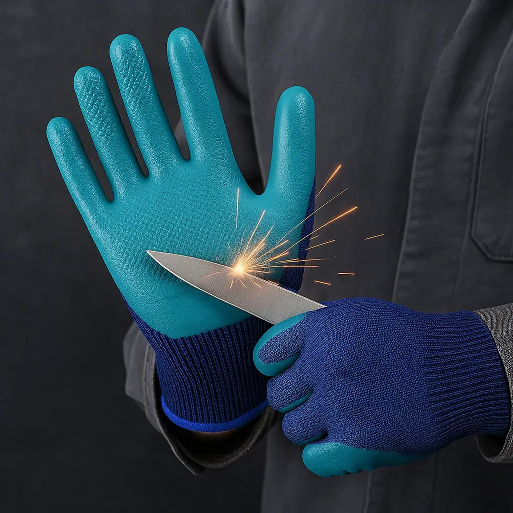 Robuste Schnittfeste Industrielle Arbeits-Handschuhe | Karnz