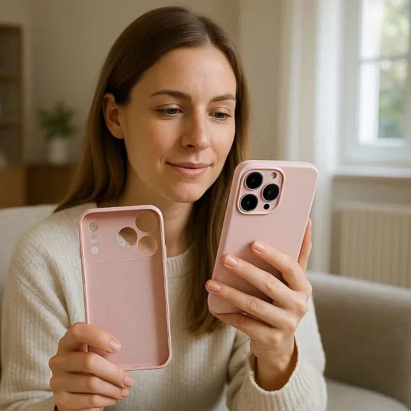Farbenfrohe, stoßfeste Silikonhülle für die iPhone 16 & 17 Serie