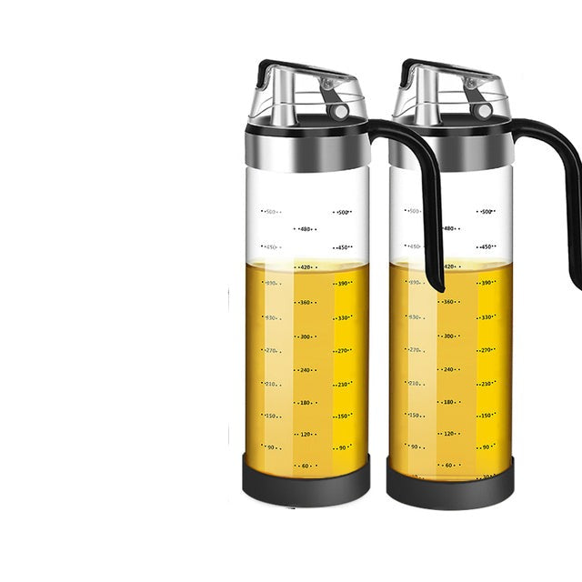 Auto Flip Gewürzbehälter Automatische Kappe und Auslaufsicheres Glasgewürzgefäß | Karnz