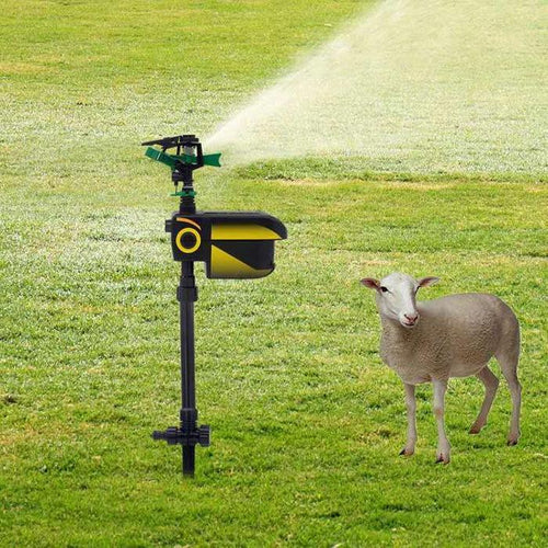 Automatischer, bewegungsaktivierter Gartensprenger zur Tierabwehr – Gartensprenger mit Tiersensor für den Außenbereich