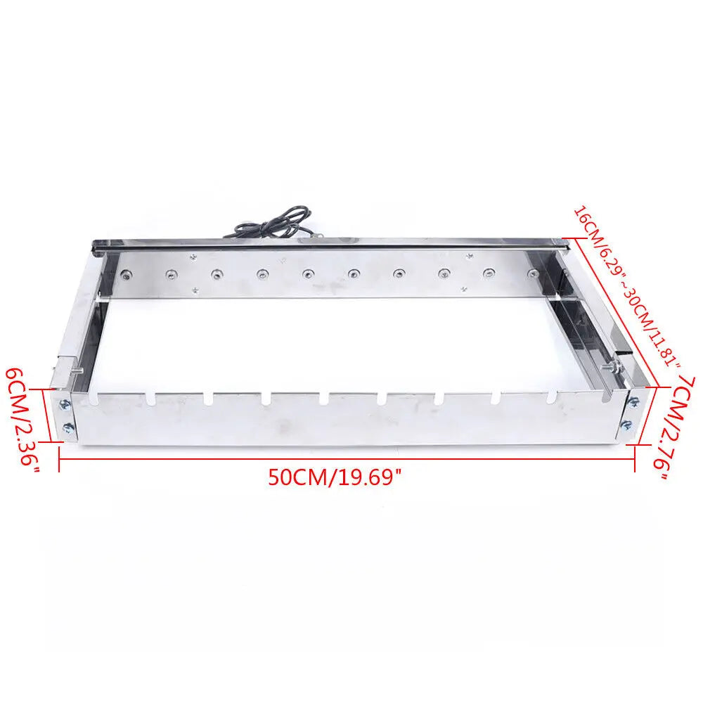 Automatischer rotierender Drehspieß Edelstahl BBQ Grillspieße Set | Karnz