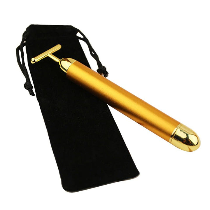 Karnz | Energy 24K Gold T Beauty Bar Gesichtsroller-Massagegerät