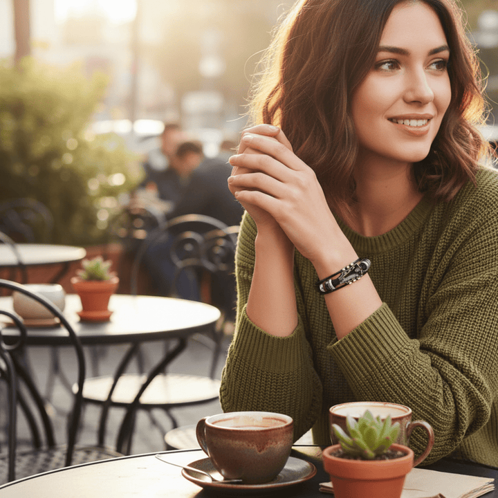AXECHORD – Gitarren-Lederarmband im Vintage-Stil