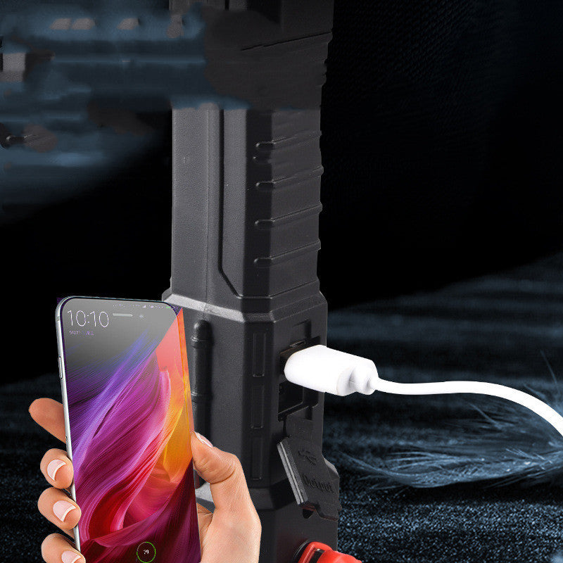 Multifunktionaler Autosicherheitshammer mit Notlicht und Powerbank | Karnz