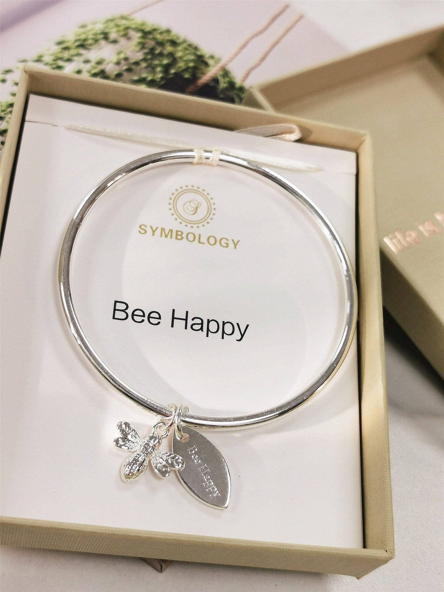 Bee Happy Armband (Geschenkverpackung)