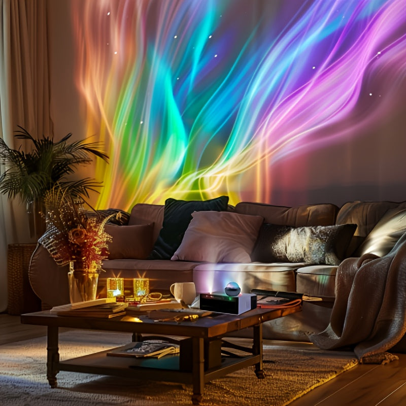 Sandsberg | Magischer Lichtshow-Projektor – Bezauberndes, farbenfrohes Sternenhimmel-Effekt