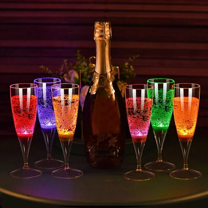GlowSip - LED-beleuchtetes Weinglas-Set (6 Stück) Karnz