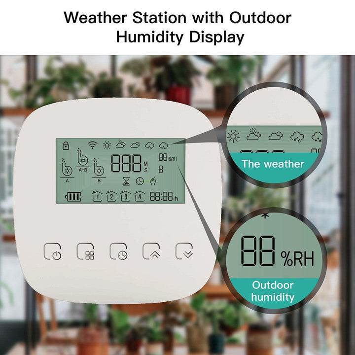 Wiederaufladbarer Smart Sprinkler Timer | Karnz