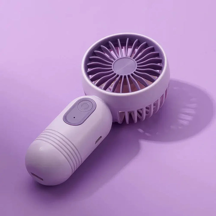 USB wiederaufladbarer Mini tragbarer Ventilator mit 3 Geschwindigkeiten | Karnz