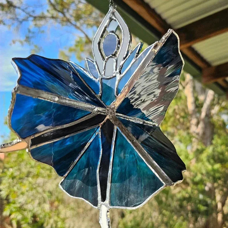 GraceSpin - Elegante Glaskunst Spinner Schale