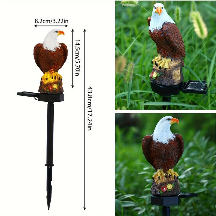 SolarGlow Eagle - Stylische Solarleuchte für Gartenbeleuchtung | Karnz