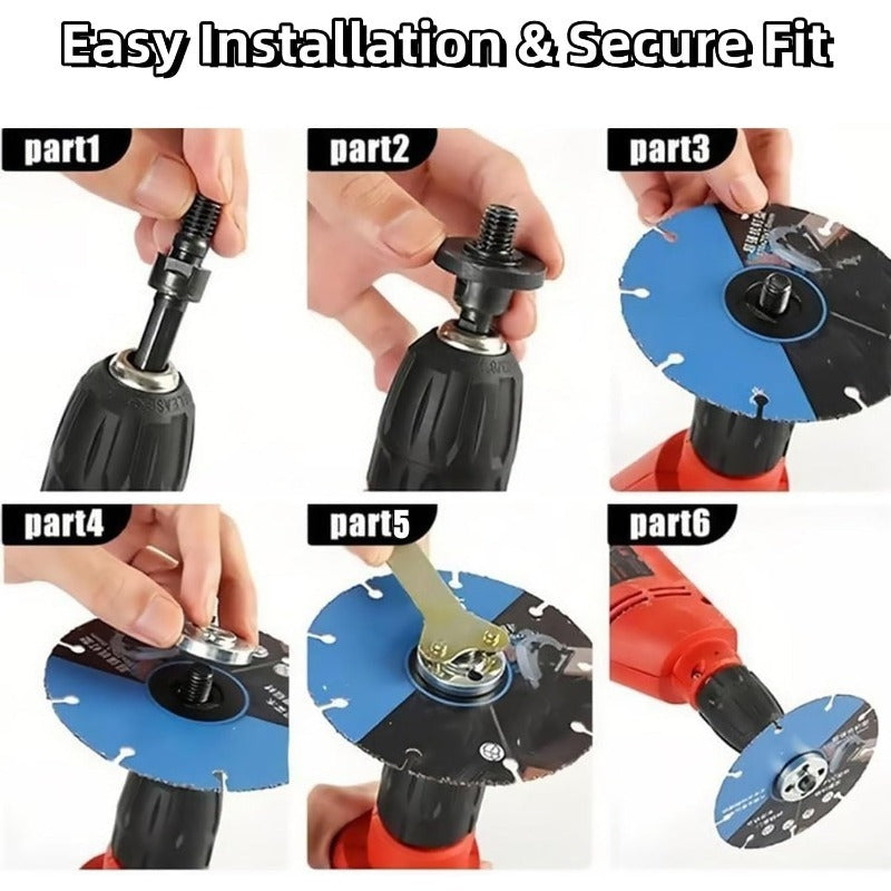 Bohr-zu-Schleifer-Adapter-Kit Karnz