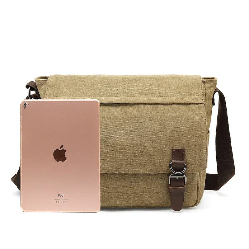 AtlasHaul Canvas-Schultertasche — Nie wieder Chaos, immer stilvoll unterwegs | Karnz