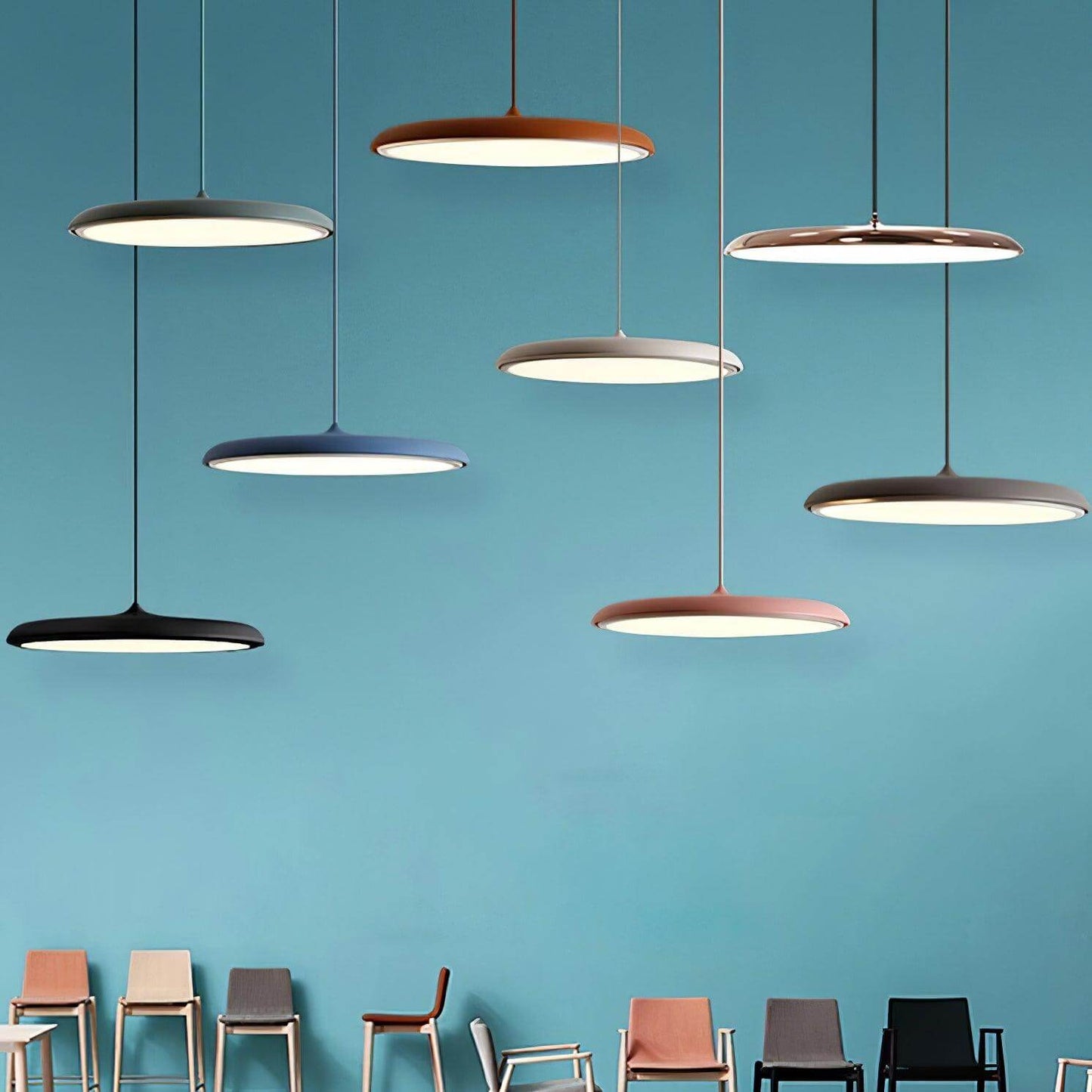 Hängelampe mit schlichter Form für moderne Interieurs