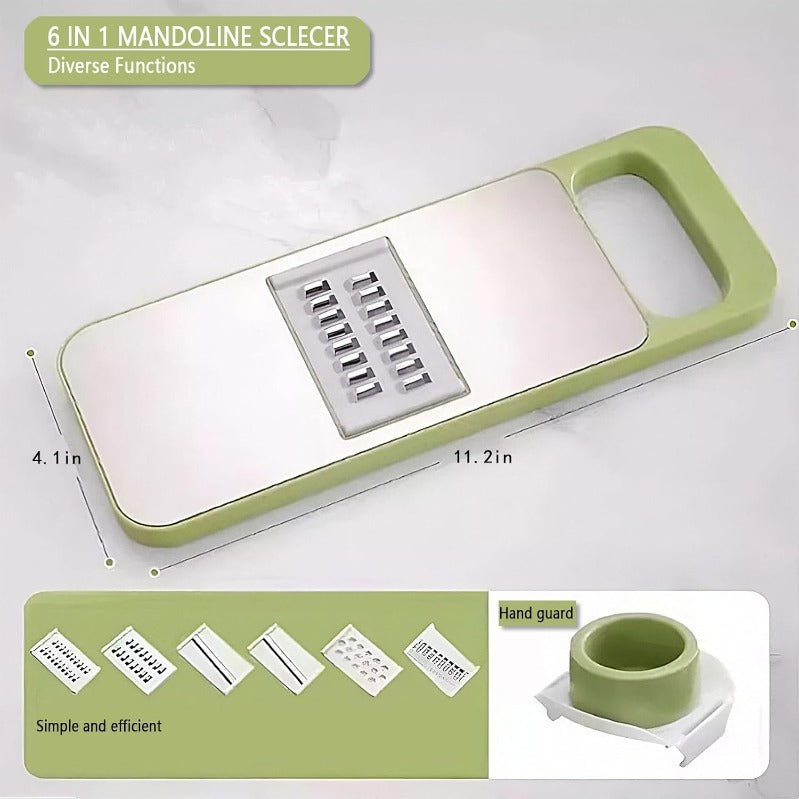 Woyuosn 6-in-1 SafePrep Mandoline-Slicer Karnz